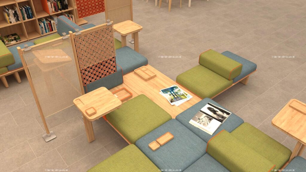 Perancangan Furniture dan Aksesoris Interior Pada Pusat Pengembangan Desain di Jakarta Dengan Penerapan Sistem Modular