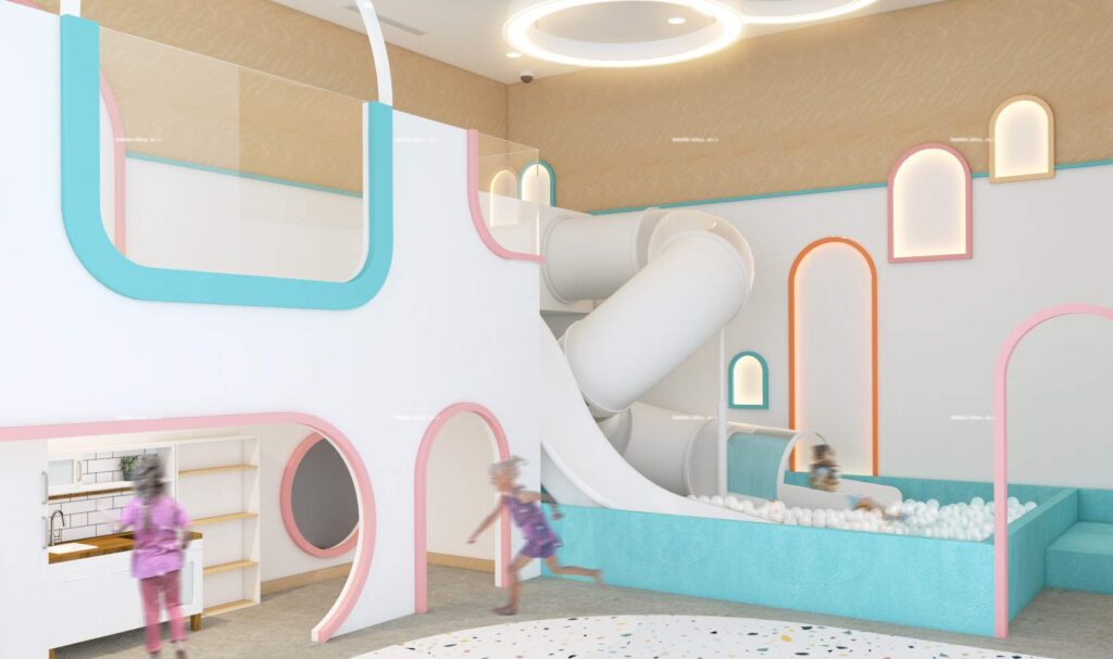 Perancangan Interior Kids Hub Bekasi