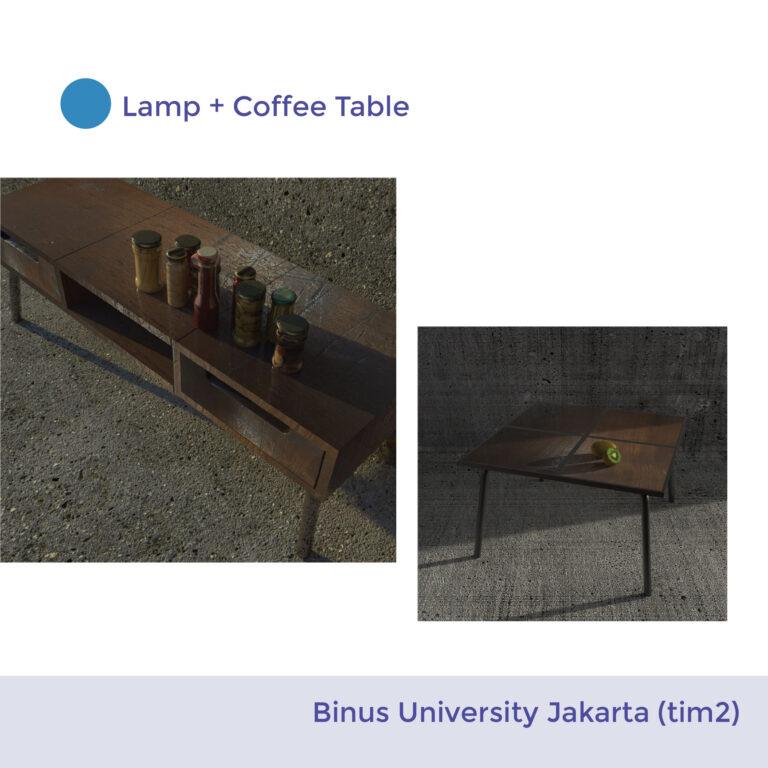 Lamp + Coffee Table