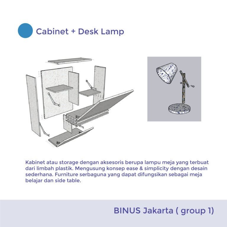 Cabinet + Table Lamp